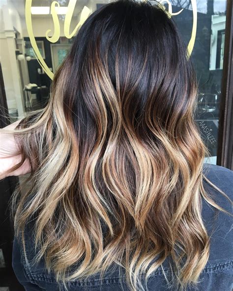 Dark brown and blonde balayage. Things To Know About Dark brown and blonde balayage. 